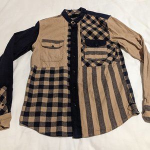 Black Scale Pattern Shirt